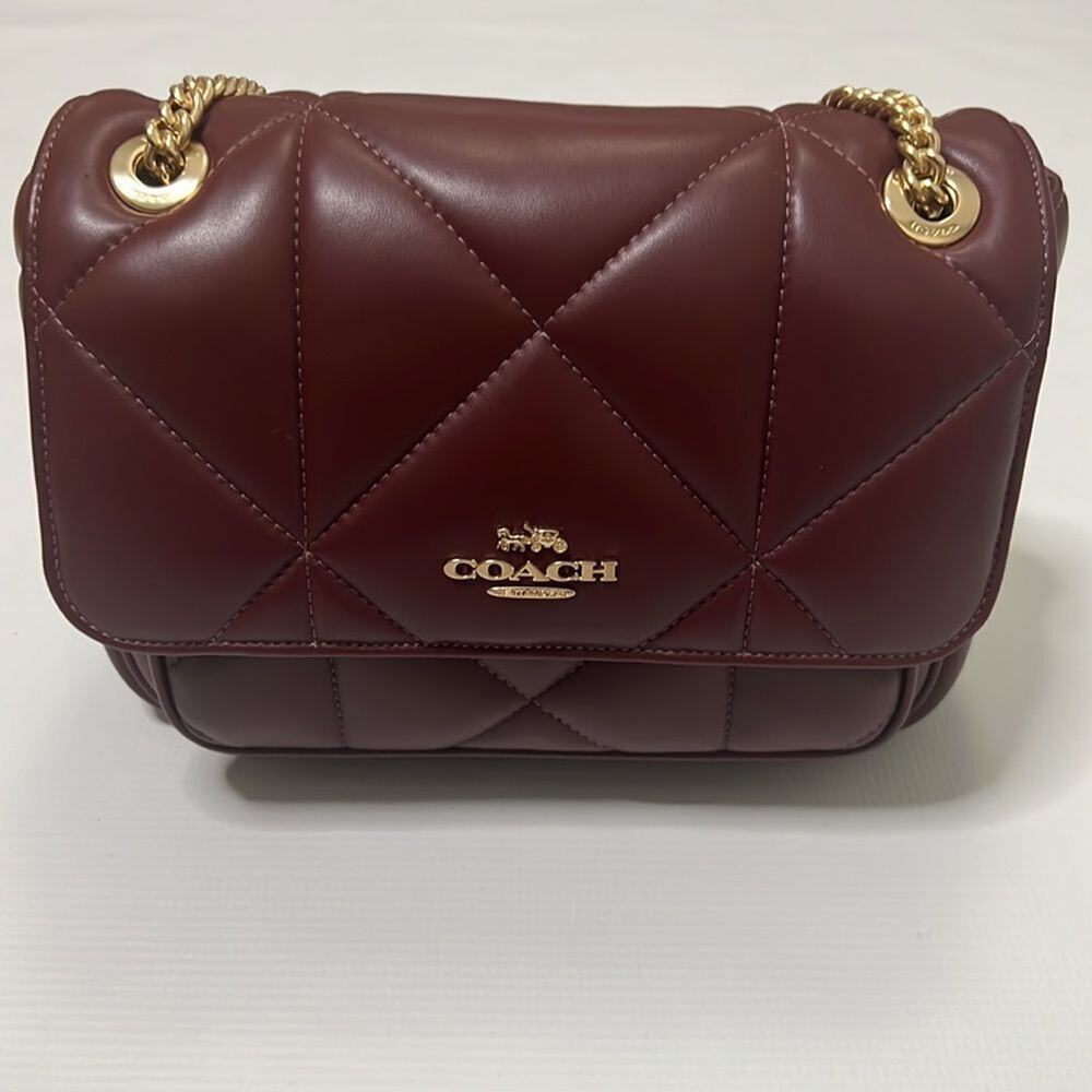 COACH‎ NEWYORK PILLOW QUILTED LEATHER NWOT SAMPLE SHOULDER BAG
